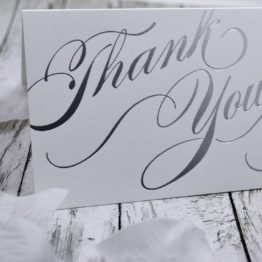 Thank you Cards- Foil